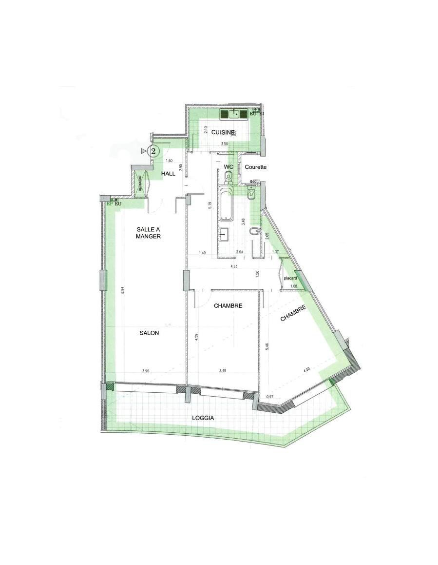 Апартаменты в Монте Карло, Монако, 146 м² - фото 7