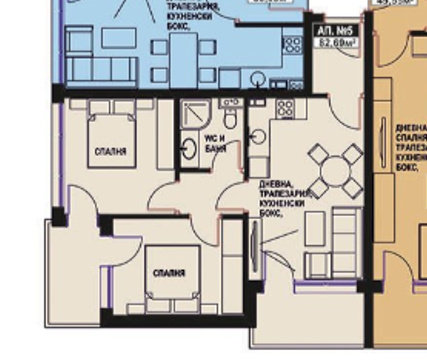 Квартира в Поморие, Болгария, 83 м² - фото 2