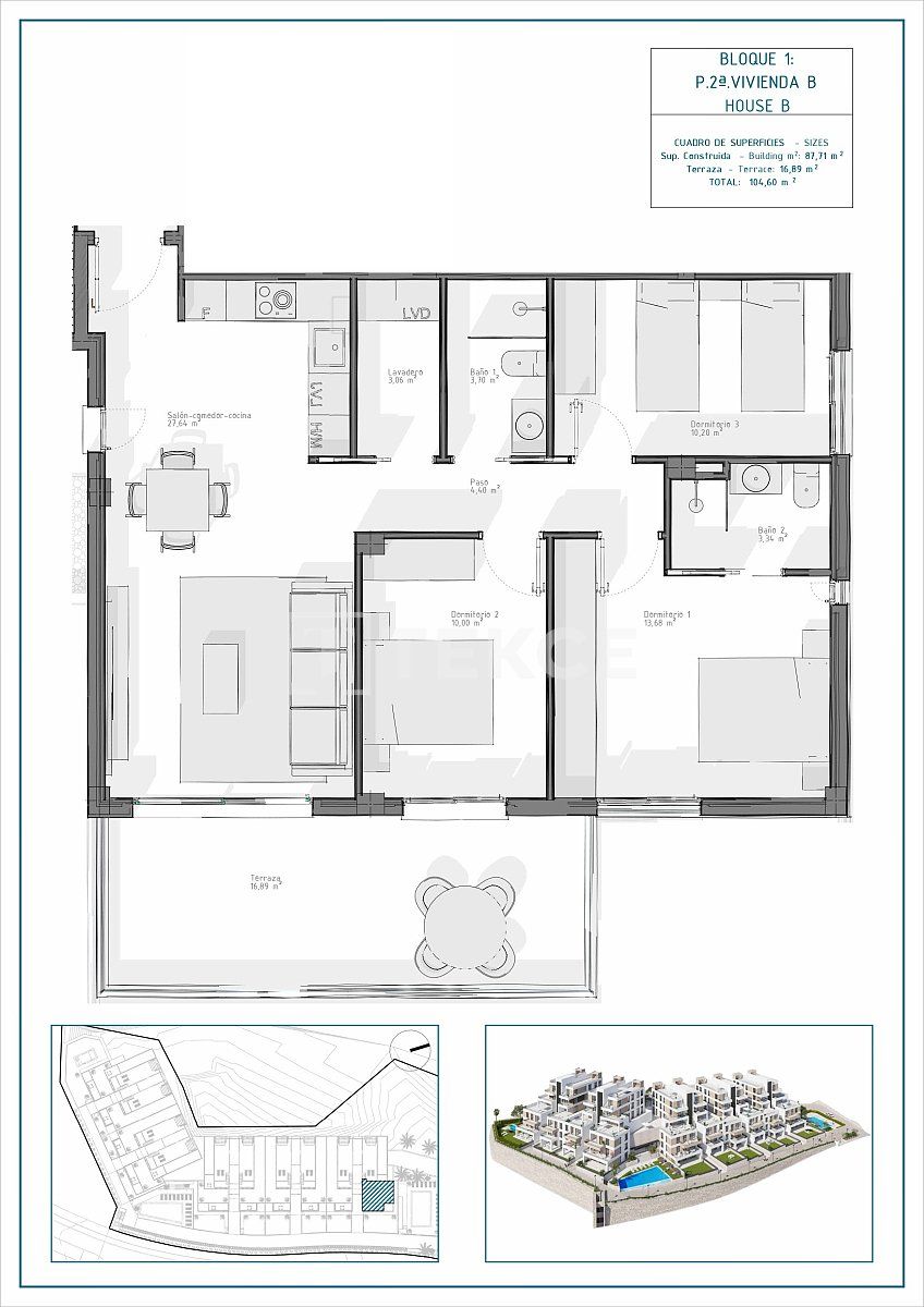 Пентхаус Куэвас-дель-Альмансора, Испания, 100 м² - фото 14