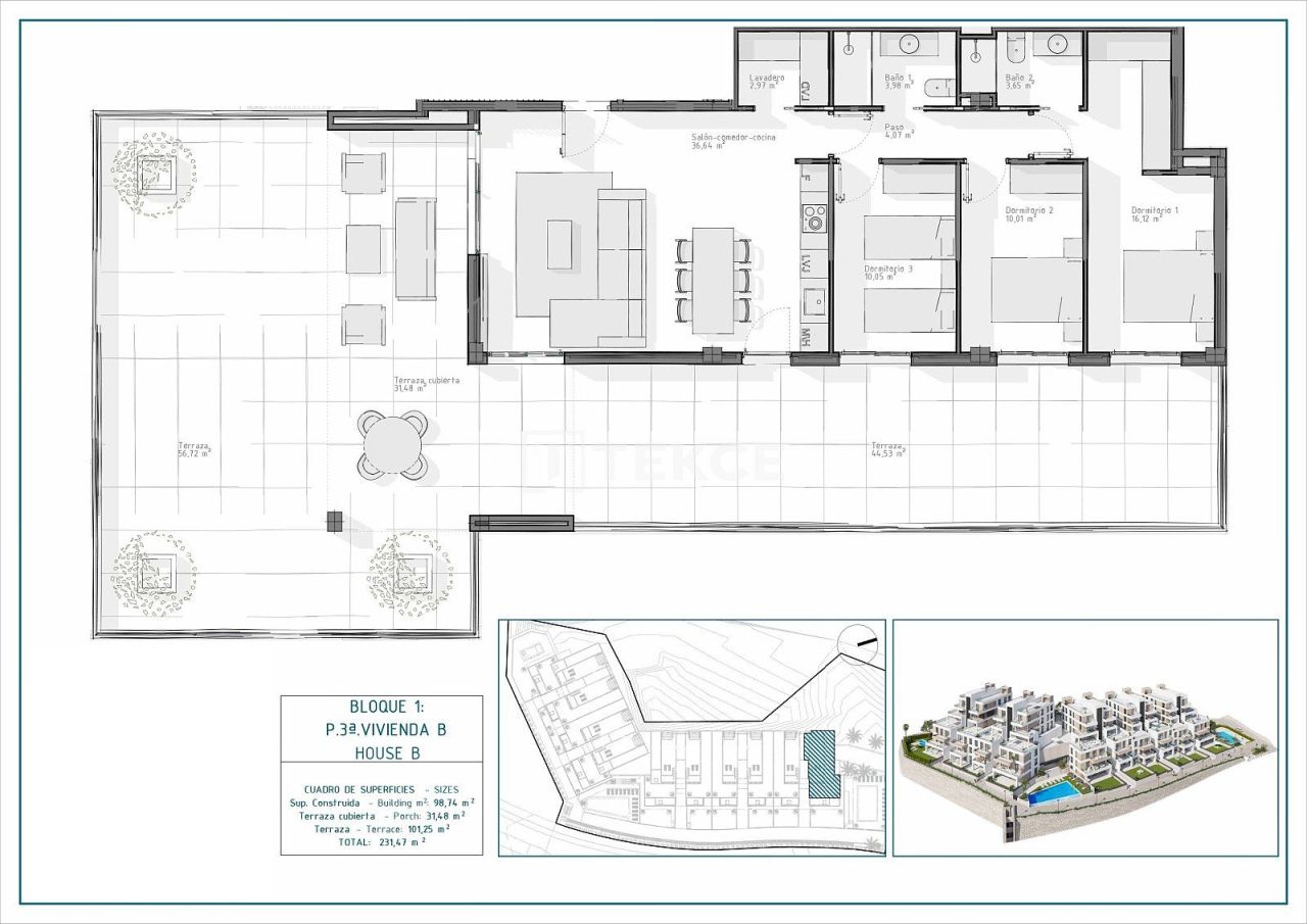 Пентхаус Куэвас-дель-Альмансора, Испания, 100 м² - фото 16