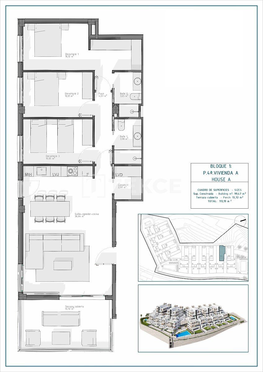 Пентхаус Куэвас-дель-Альмансора, Испания, 100 м² - фото 17