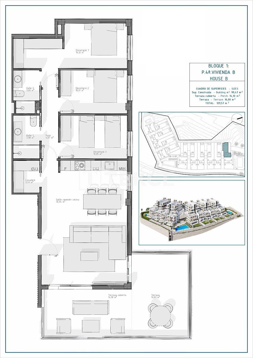 Пентхаус Куэвас-дель-Альмансора, Испания, 100 м² - фото 18