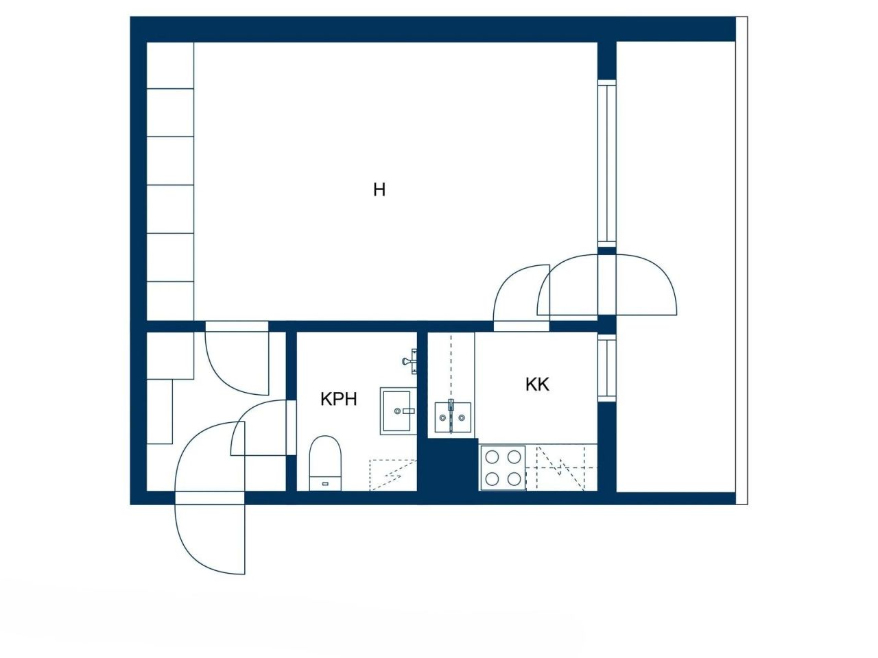 Квартира в Тааветти, Финляндия, 32 м² - фото 2