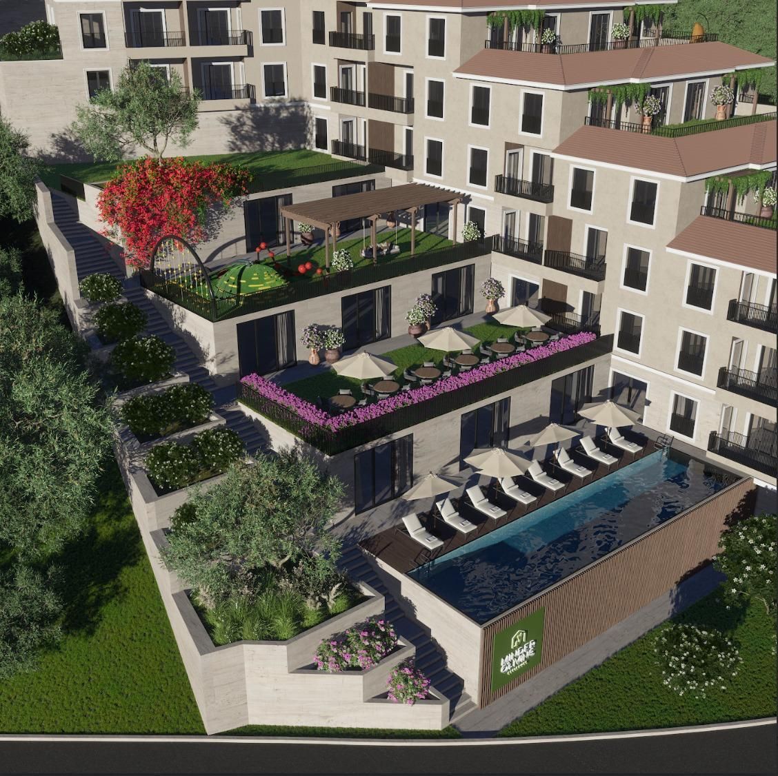 Апартаменты в Бечичи, Черногория, 55 м² - фото 1