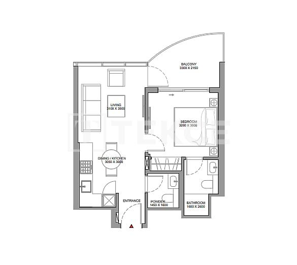 Апартаменты Умм-аль-Кувейн, ОАЭ, 51 м² - фото 17