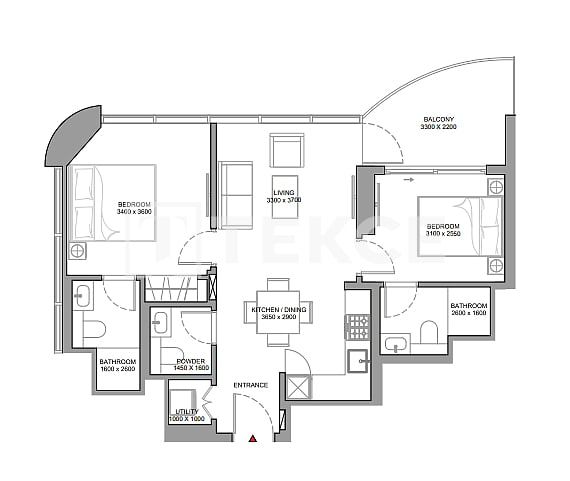 Апартаменты Умм-аль-Кувейн, ОАЭ, 51 м² - фото 18