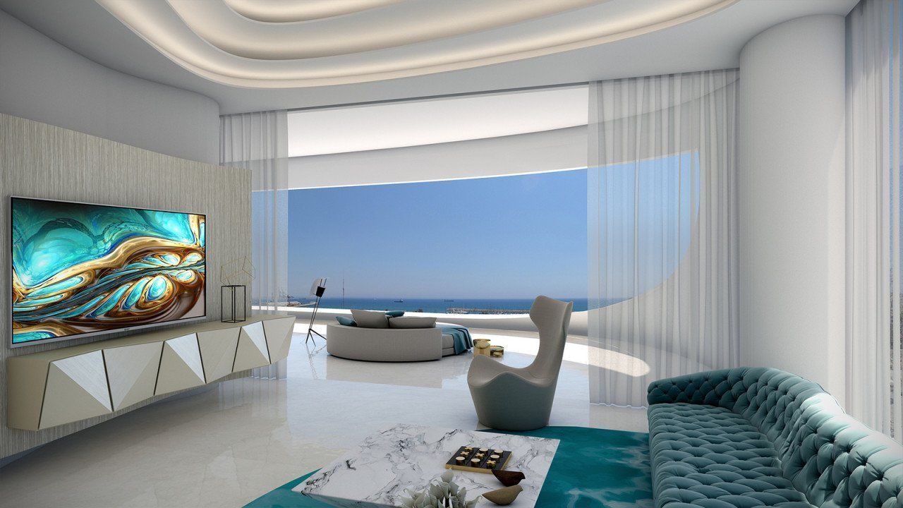 Апартаменты на пляже Финикудес, Кипр, 928 м² - фото 1