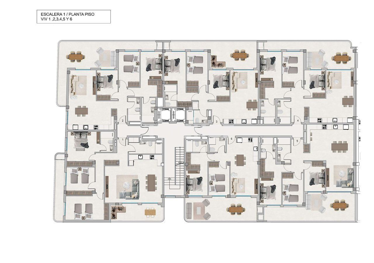 Пентхаус в Санта-Поле, Испания, 140 м² - фото 8