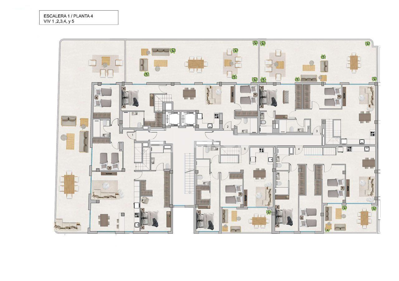 Апартаменты в Санта-Поле, Испания, 83 м² - фото 11