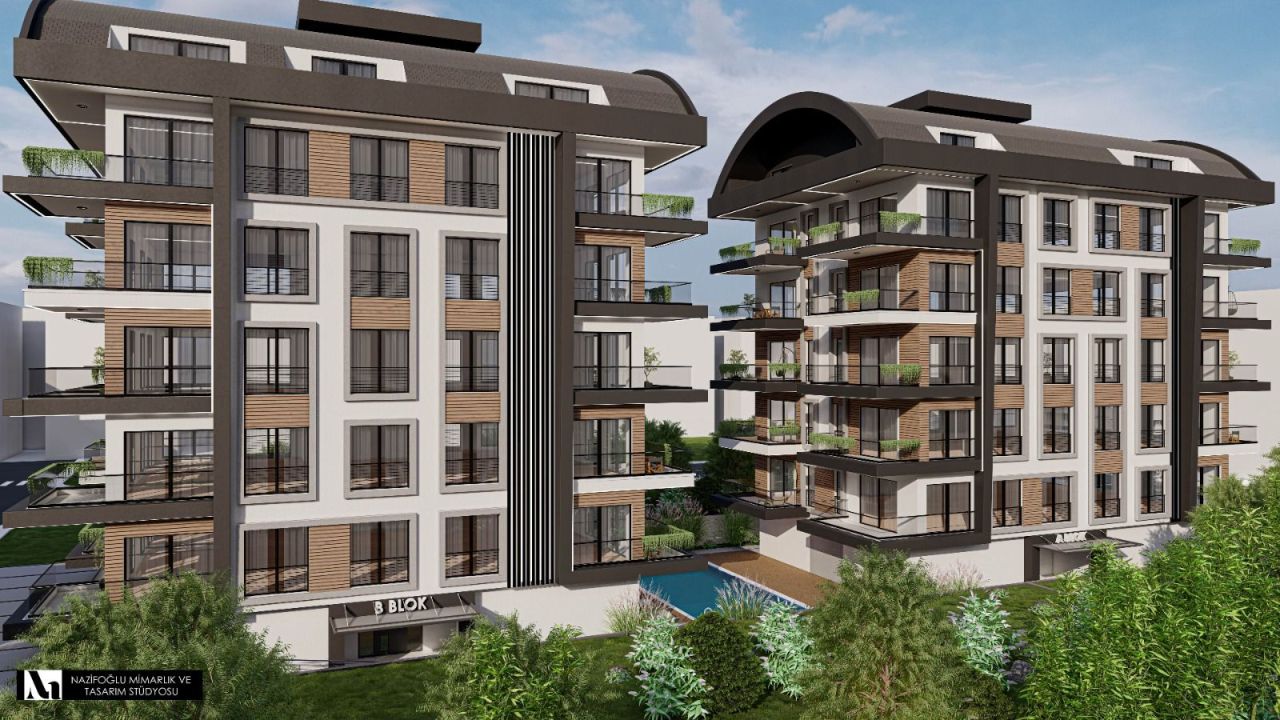 Квартира в Алании, Турция, 60 м² - фото 1