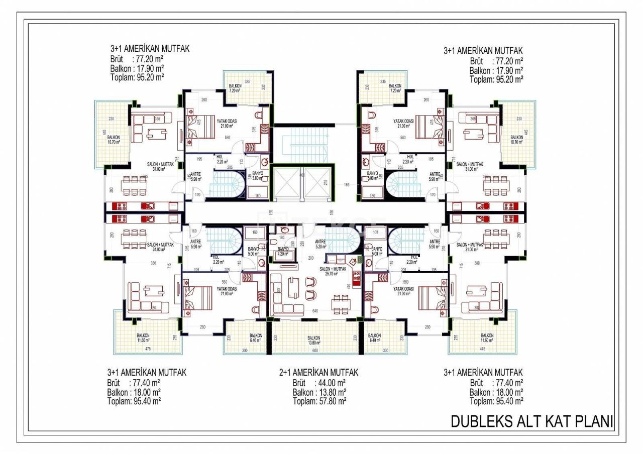 Пентхаус в Алании, Турция, 245 м² - фото 16