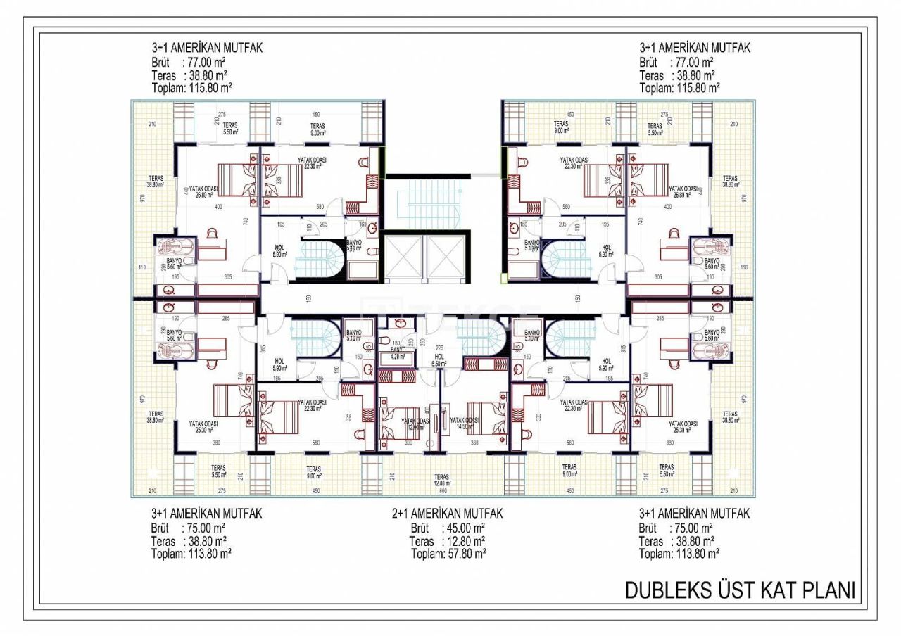 Пентхаус в Алании, Турция, 245 м² - фото 17