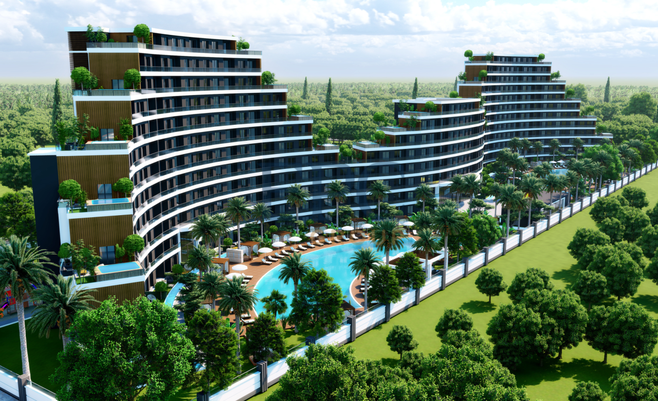 Апартаменты в Анталии, Турция, 46 м² - фото 1