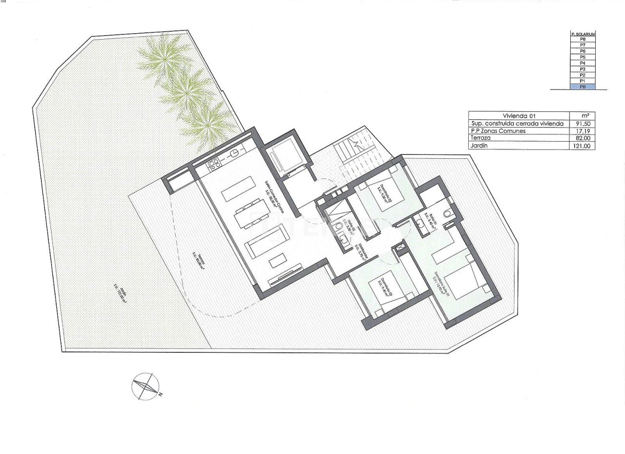 Апартаменты в Гуардамар-дель-Сегура, Испания, 91 м² - фото 19