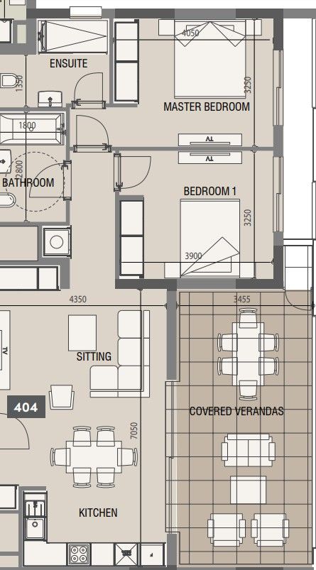 Апартаменты в Лимасоле, Кипр, 112 м² - фото 12