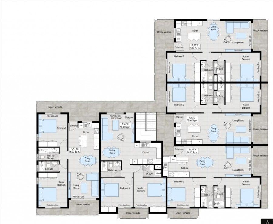 Апартаменты в Пафосе, Кипр, 91 м² - фото 19