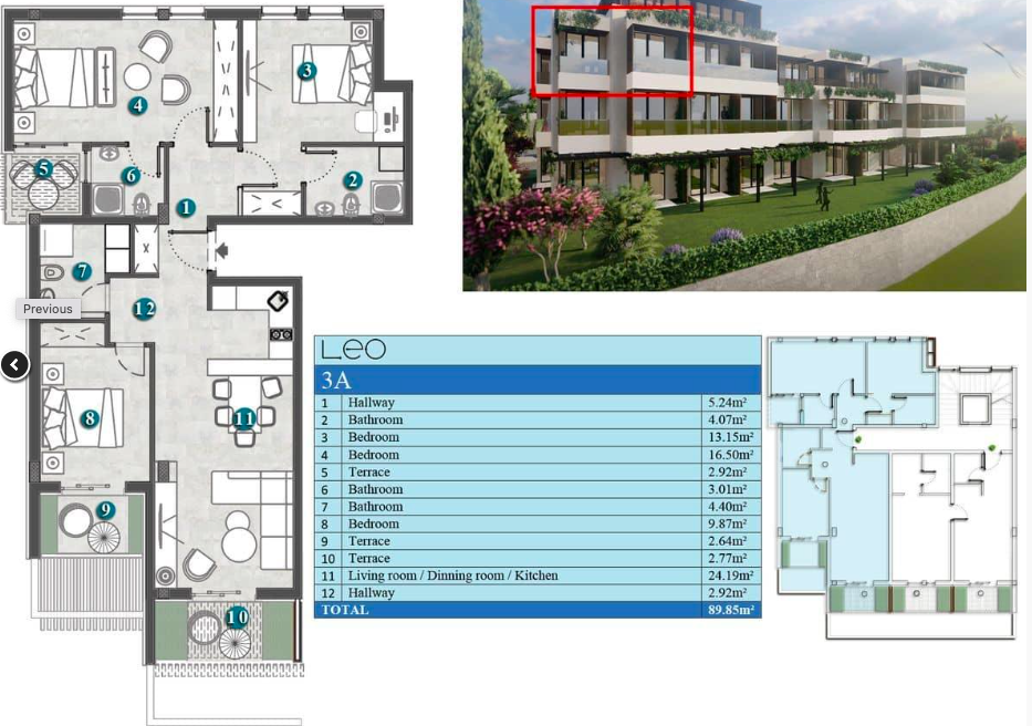 Квартира в Херцег-Нови, Черногория, 89 м² - фото 7