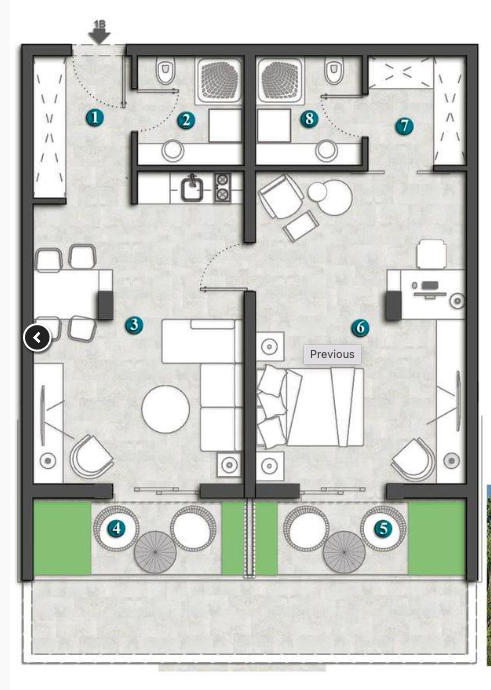 Квартира в Херцег-Нови, Черногория, 64 м² - фото 8