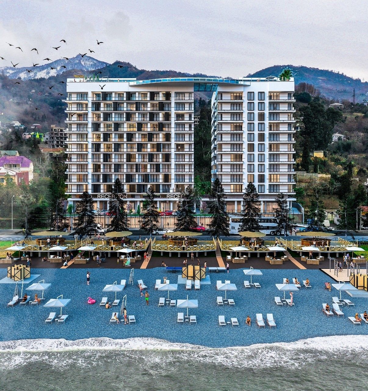 Апартаменты в Батуми, Грузия, 33.3 м² - фото 10