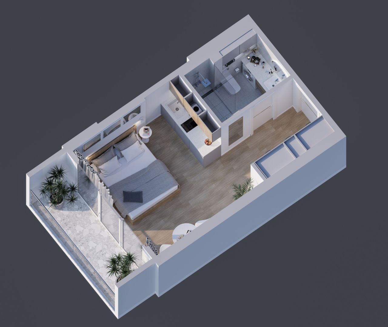 Апартаменты в Батуми, Грузия, 29 м² - фото 17