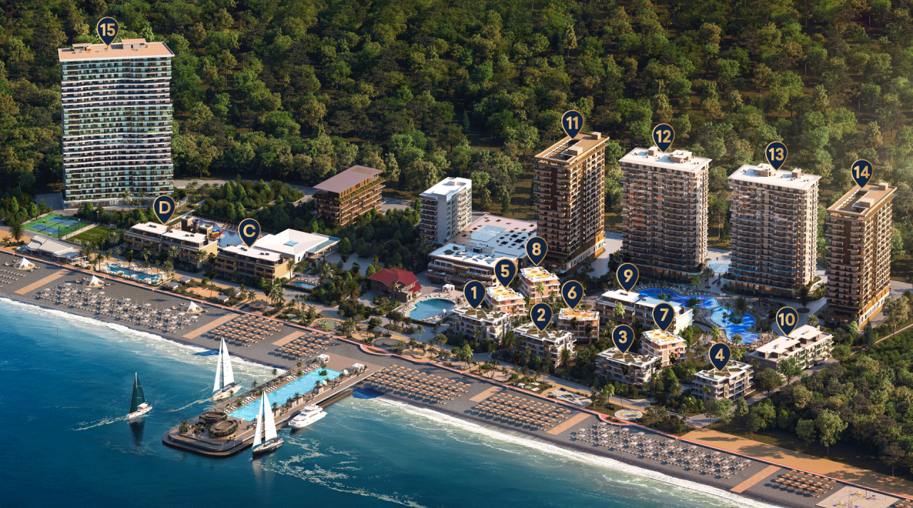 Апартаменты в Батуми, Грузия, 31 м² - фото 2