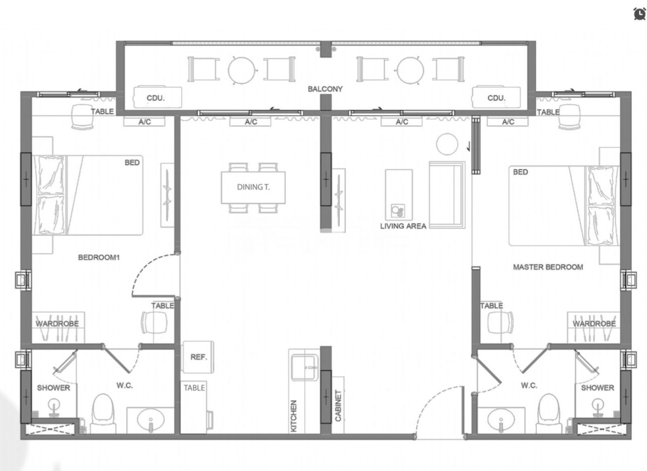 Апартаменты на острове Пхукет, Таиланд, 78 м² - фото 2