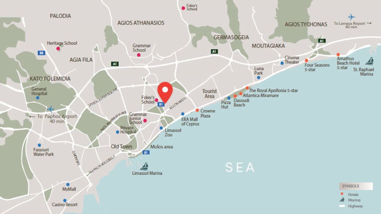 Апартаменты в Лимасоле, Кипр, 62 м² - фото 3