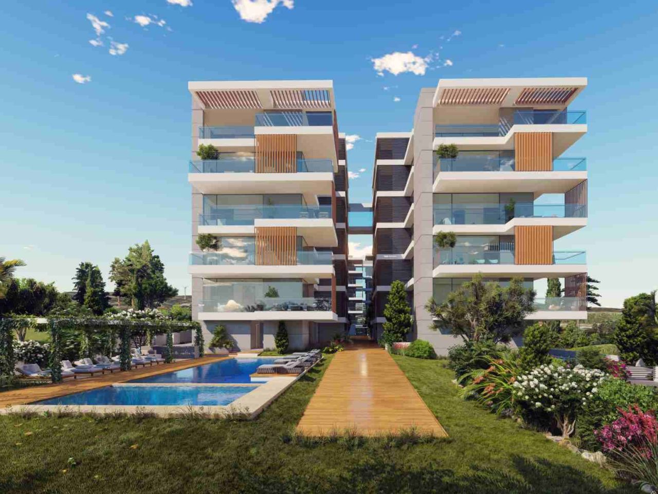 Апартаменты в Пафосе, Кипр, 89 м² - фото 1