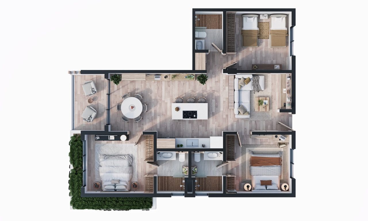 Апартаменты в Пунта-Кана, Доминиканская Республика, 50 м² - фото 9