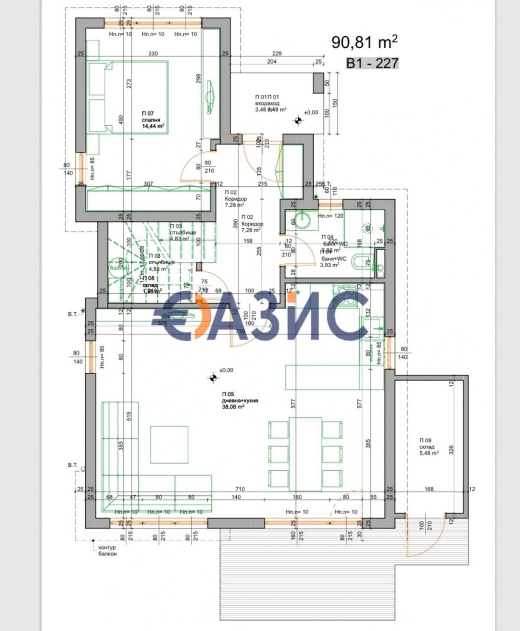 Дом в Поморие, Болгария, 170.8 м² - фото 6