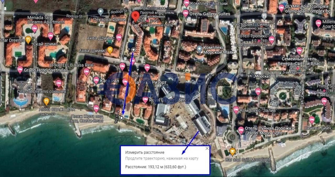 Апартаменты в Святом Власе, Болгария, 165.6 м² - фото 15