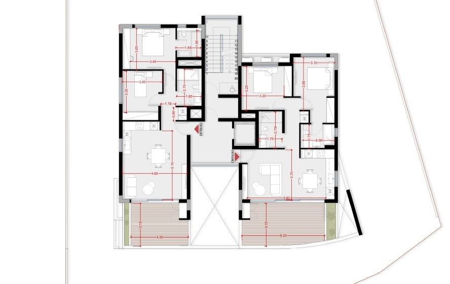Апартаменты в Ларнаке, Кипр, 90 м² - фото 15