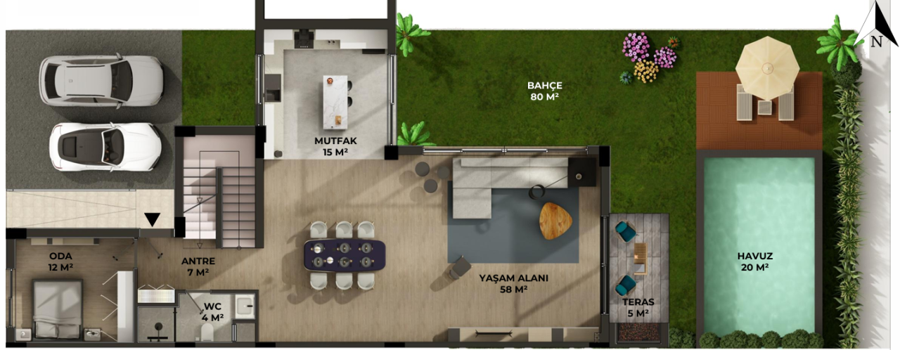 Вилла в Анталии, Турция, 225 м² - фото 3