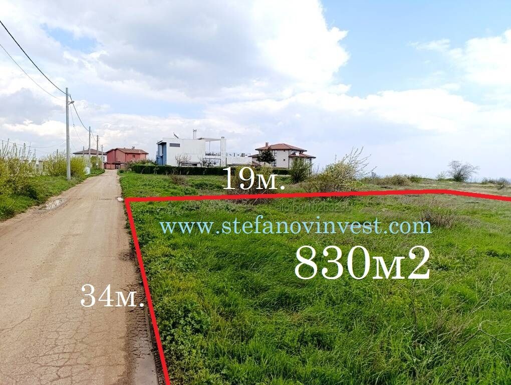 Земля в Тополе, Болгария, 830 м² - фото 4