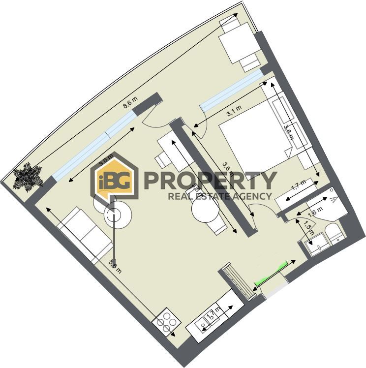 Квартира в Бяле, Болгария, 66 м² - фото 5