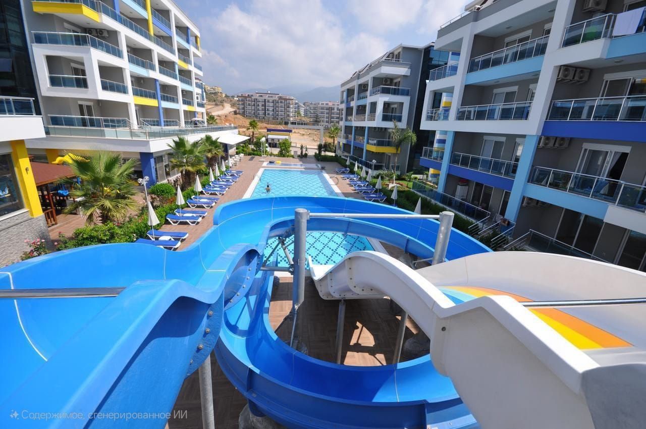 Апартаменты в Алании, Турция, 55 м² - фото 1