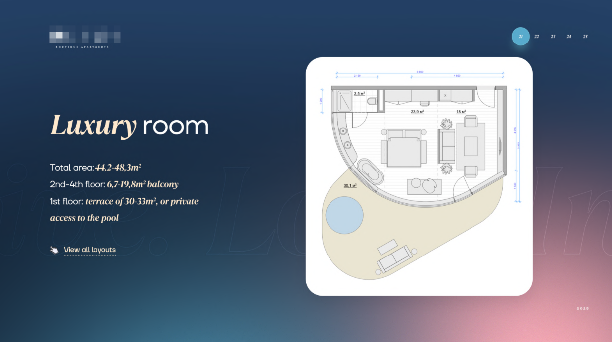 Апартаменты в Буките, Индонезия, 28.7 м² - фото 9