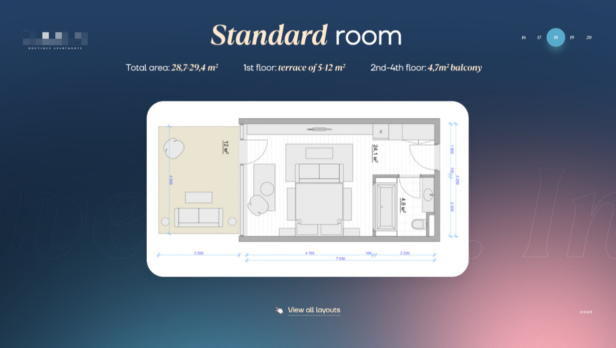 Апартаменты в Буките, Индонезия, 28.7 м² - фото 7