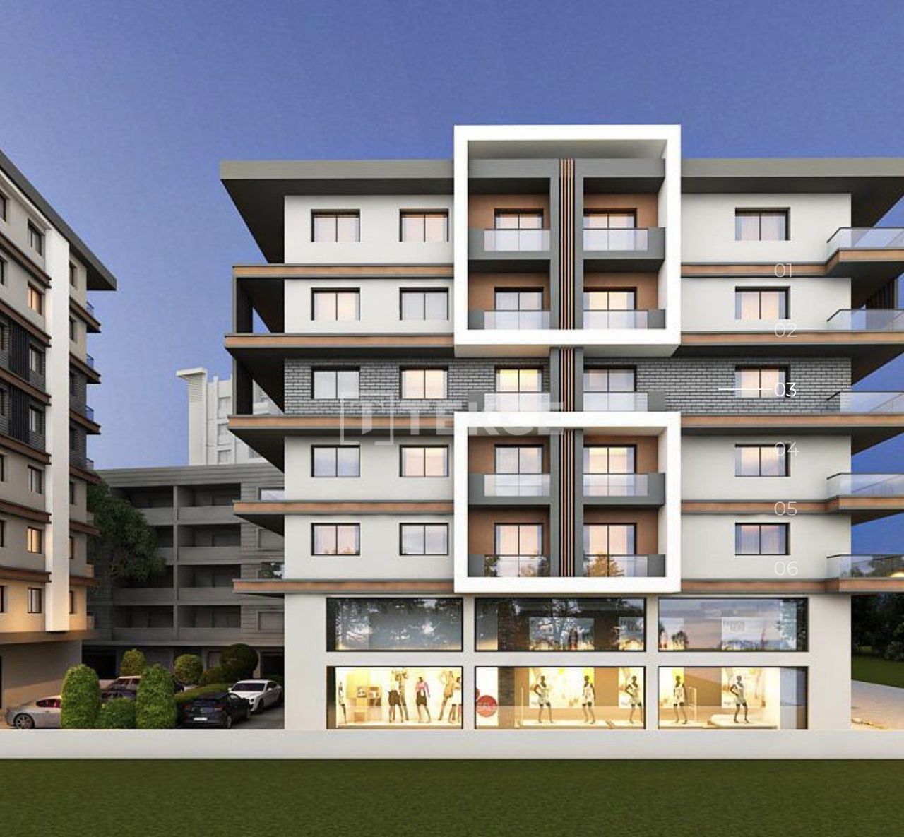 Апартаменты Каршияка, Турция, 270 м² - фото 1