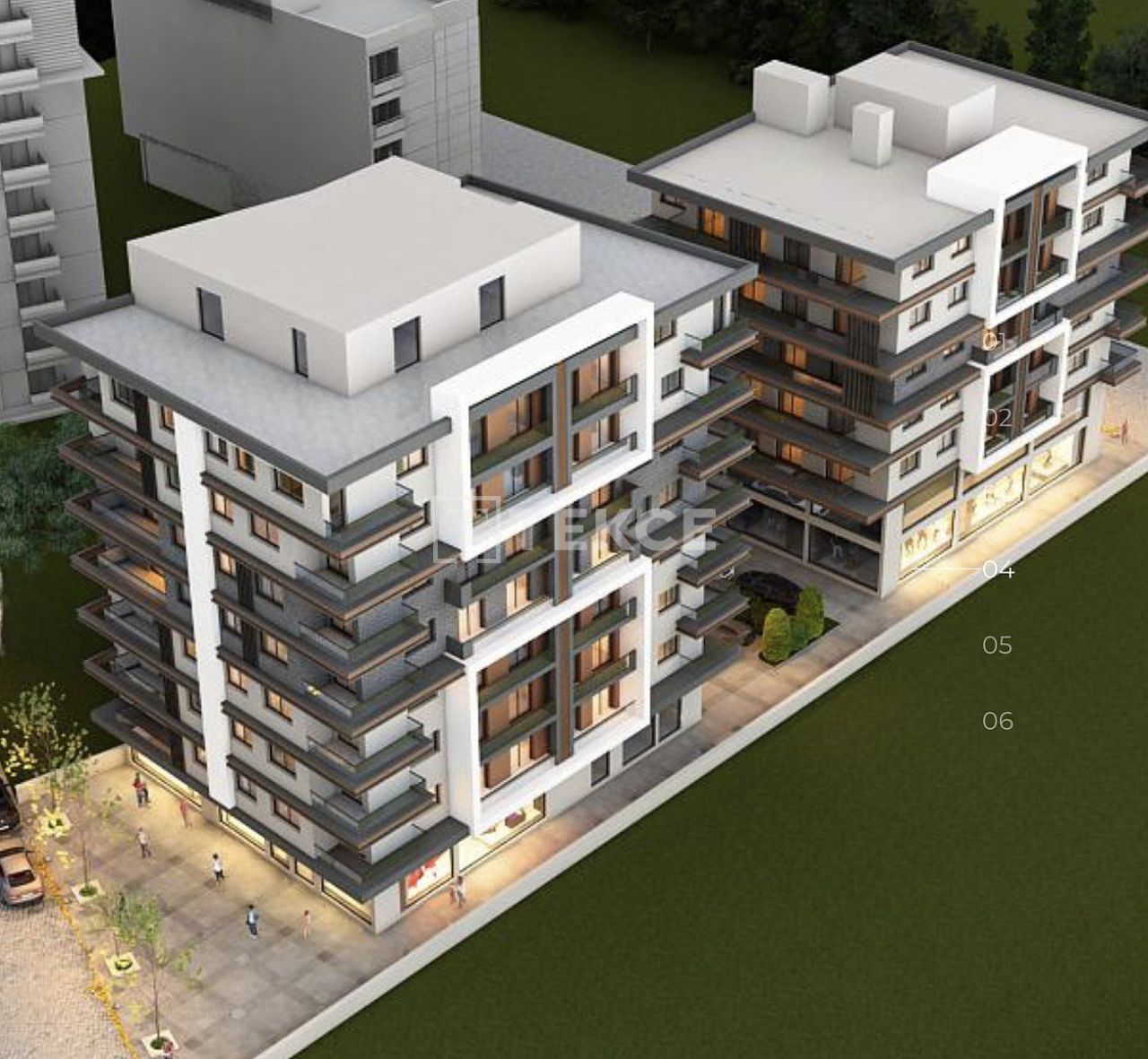 Апартаменты Каршияка, Турция, 110 м² - фото 1