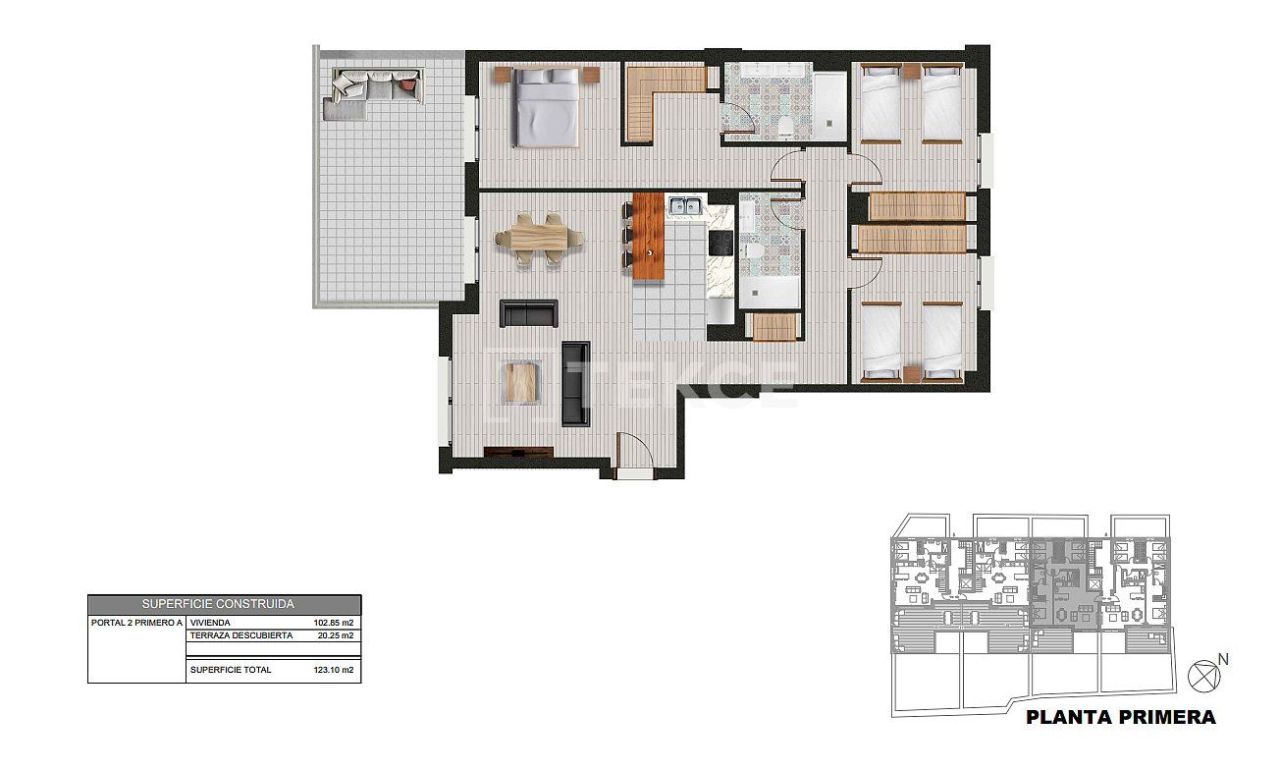 Апартаменты в Касаресе, Испания, 100 м² - фото 19