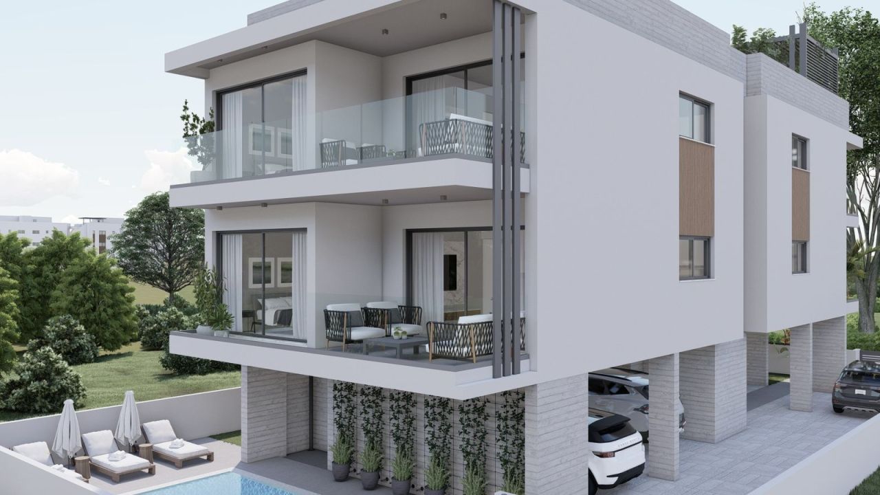 Апартаменты в Пафосе, Кипр, 96 м² - фото 11