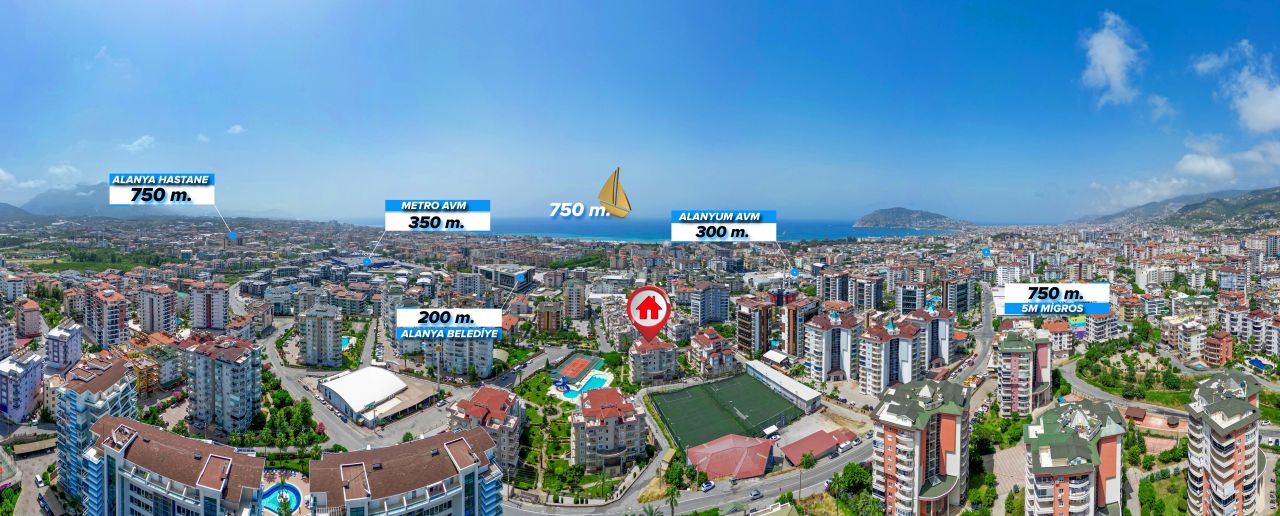 Квартира в Алании, Турция, 110 м² - фото 1
