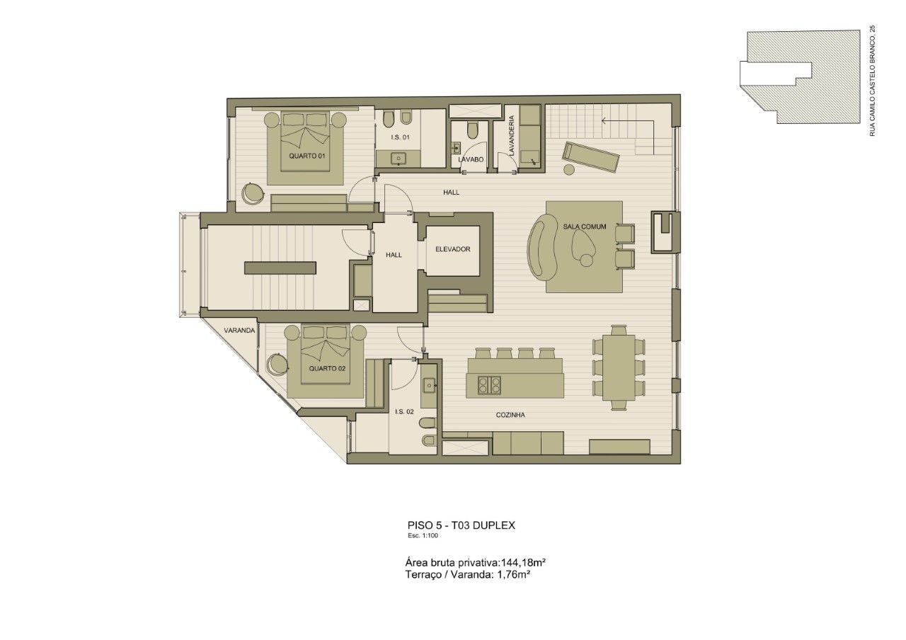 Пентхаус в Лиссабоне, Португалия, 231 м² - фото 13