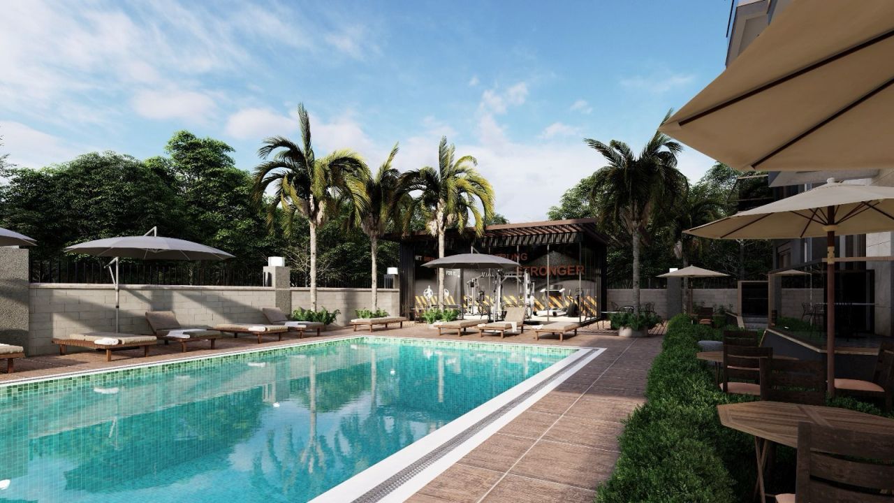 Квартира в Анталии, Турция, 48 м² - фото 11