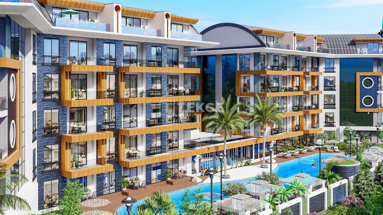 Апартаменты в Алании, Турция, 55 м² - фото 1