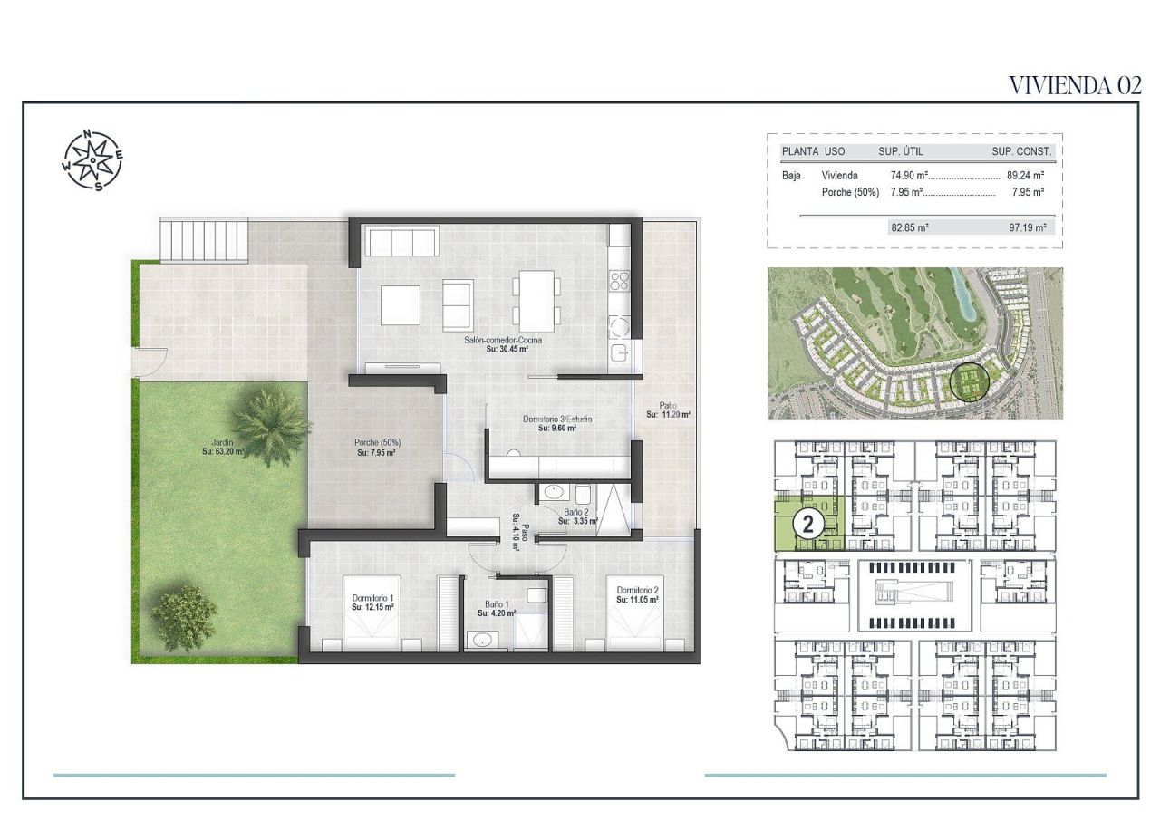 Пентхаус в Фуэнте-Аламо, Испания, 74 м² - фото 6