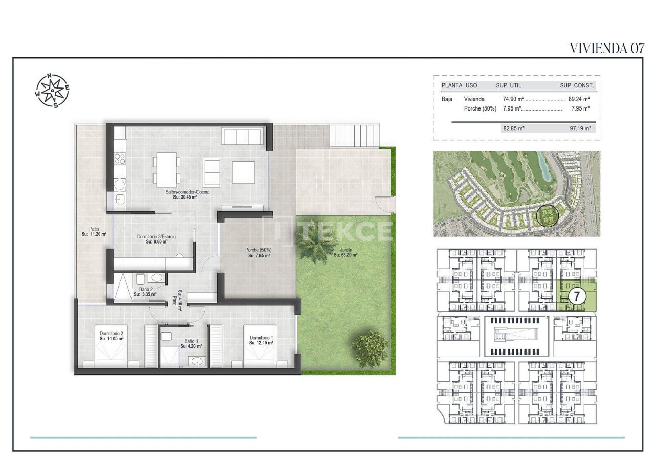 Апартаменты в Фуэнте-Аламо, Испания, 96 м² - фото 11