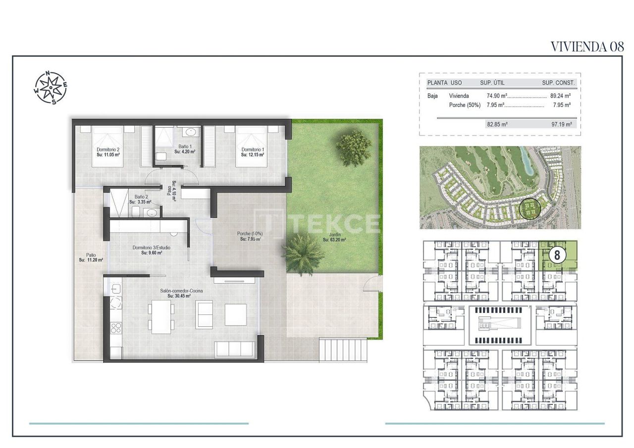 Пентхаус в Фуэнте-Аламо, Испания, 74 м² - фото 12