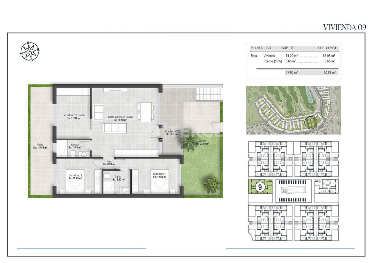 Апартаменты в Фуэнте-Аламо, Испания, 96 м² - фото 13